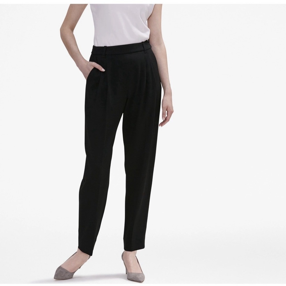 M.M Lafleur Howland Black Trousers Pant Sz 10